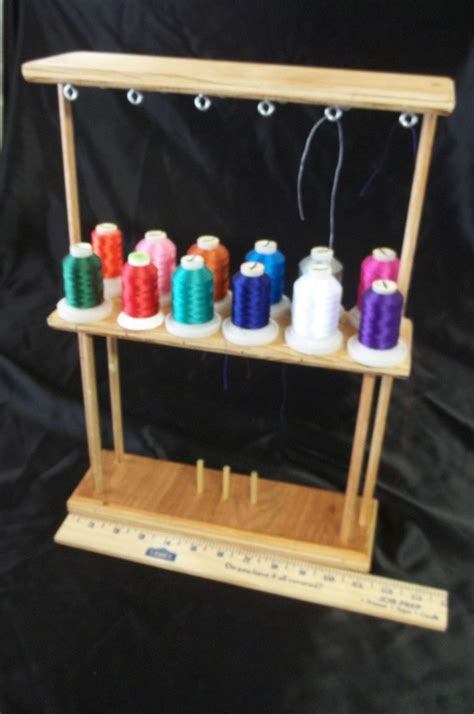 Thread Stand Only Holds 12 Spools Great For Embroidery Machine