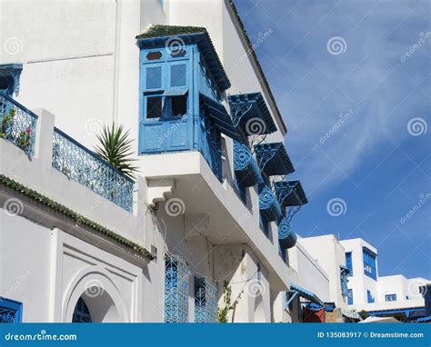 Sidi Bou Said Famouse Village With Traditional Tunisian Architecture