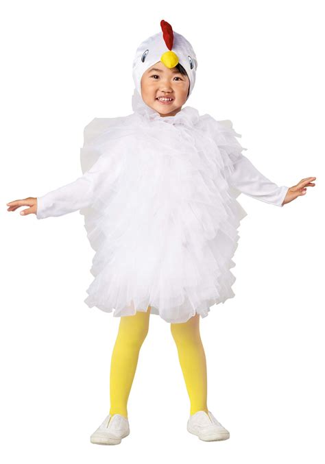 White Chicken Kids Costume Farm Animal Costumes