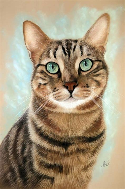 Sample Easy To Draw This Cat Painting Cat Painting Cat Portraits Cats