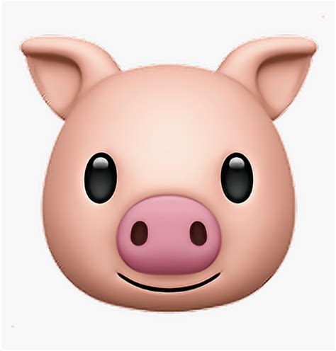 •pig Emoji 🐷 Pig Pink Emoji Emoticon Iphone Iphoneemoj Iphone Pig