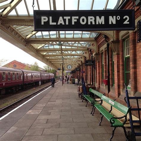 Railway Station In Loughborough Leicestershire England Showing