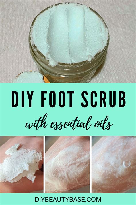Cleansing Diy Foot Scrub With Essential Oils Perfect For Summer Diy Beauty Base