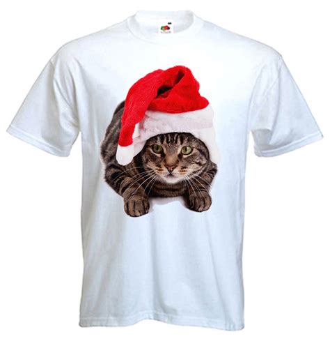 T Shirts Christmas Cat T Shirt 8623 Pilihax