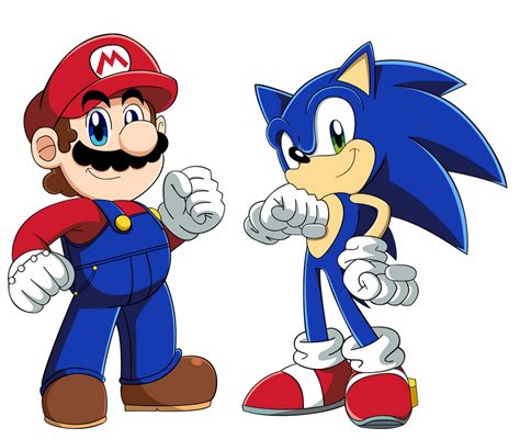 Mario And Sonic Friendly Rivals By Bluetyphoon17 On Deviantart