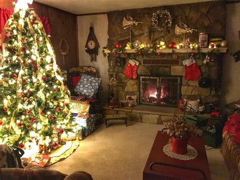 Living Room Christmas  Pretty Christmas Living Rooms Better Homes