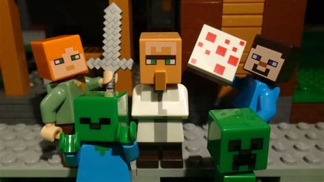 Lego Minecraft Just Another Day Youtube
