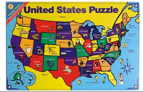 1000 Piece Puzzle Usa Map Map