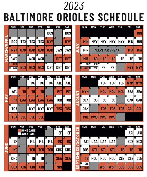 Taking A Closer Look At The New Orioles Schedule Baltimore Sports And