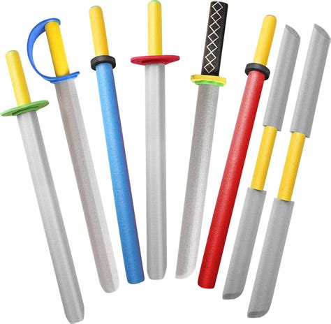 Foam Swords For Kids 22 Inch Ninja Sword Foam Weapons Toy 8 Pack