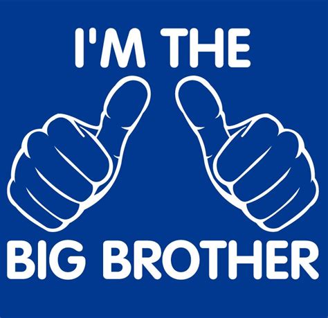 Big Brother T Shirt I M The Big Brother Adult T Shirt