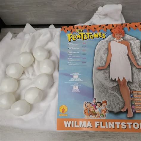 The Flintstones Wilma Flintstone Cartoon Adult Halloween Costume Rubie