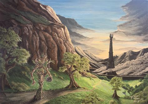 My Third Lord Of The Rings Painting Id Love Some Criticism Hope You