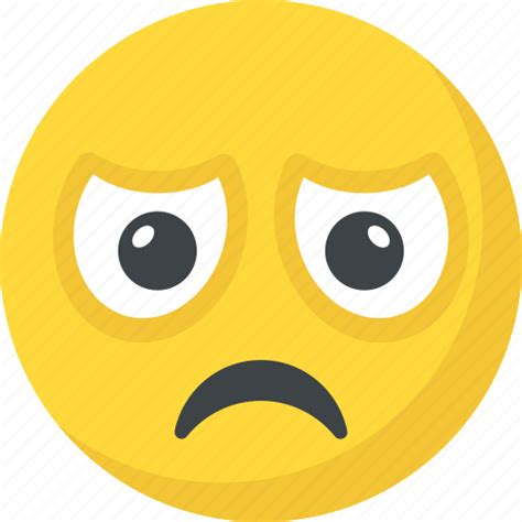 Depressed Disappointed Emoji Sad Emoji Unamused Face Icon