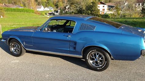 Ford Mustang Fastback 1967 Blue Acapulco Youtube
