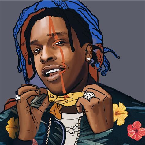 Asap Mob Pretty Flacko Rapper Art Aap Rocky Dope Art Famous