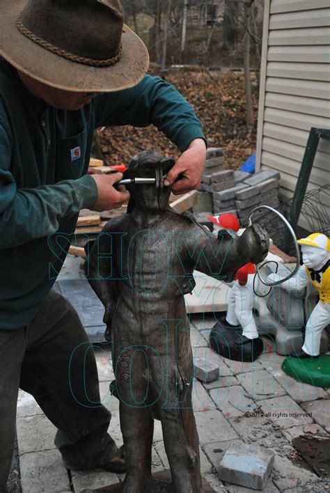 Show Your Colors: First Cavalier Cement Jockey Pour
