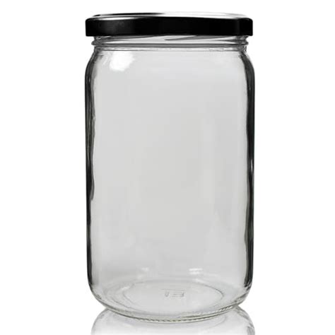 720ml Clear Glass Food Jar Lid Ampulla Packaging 0161 367 1414