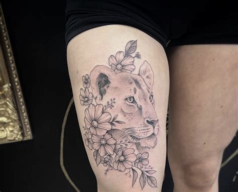 26 Lion Tattoo Meanings Lioness And Lion Cub Tattoos Uniguide