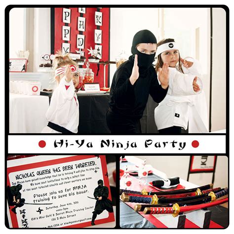 Karas Party Ideas Kids Birthday Party Themes Hi Ya Ninja Birthday