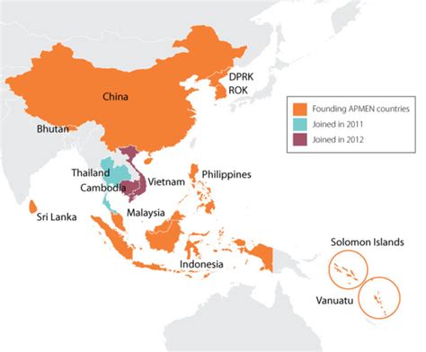 Learn about asia asian pacific region with free interactive flashcards. Map of the 13 countries in the Asia Pacific Malaria ...