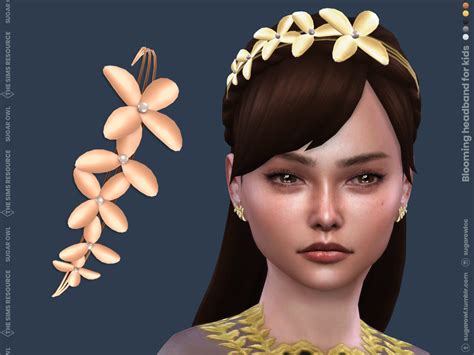 The Sims Resource Blooming Headband For Kids