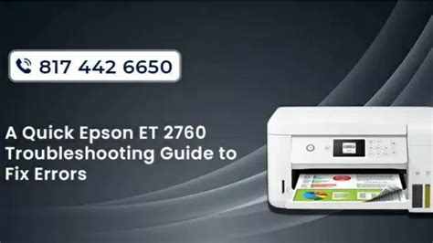 Ppt A Quick Epson Et Troubleshooting Guide To Fix Errors