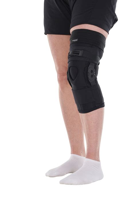 Hyperextended Knee Brace Rom Adjustable Hinged Knee Braces Support