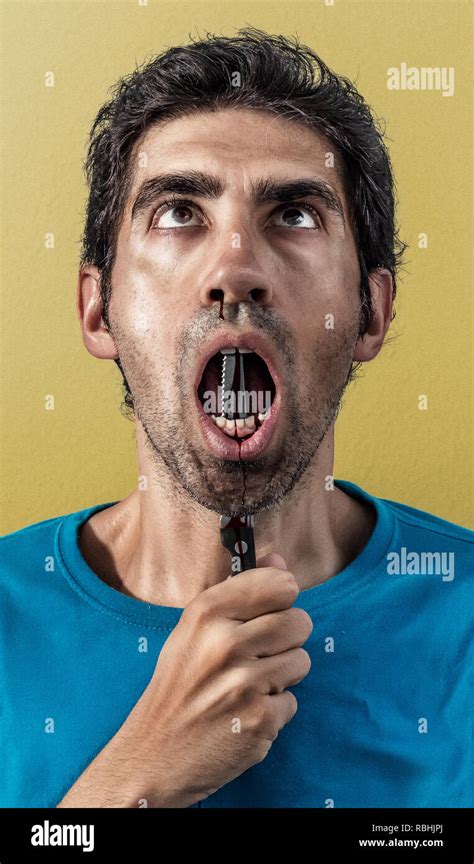Stabbed Himself Hi Res Stock Photography And Images Alamy