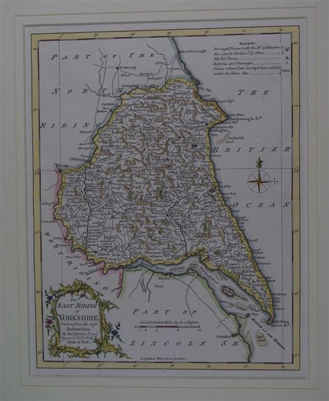 The East Riding Of Yorkshire Drawn From The Best Authorities By Thomas