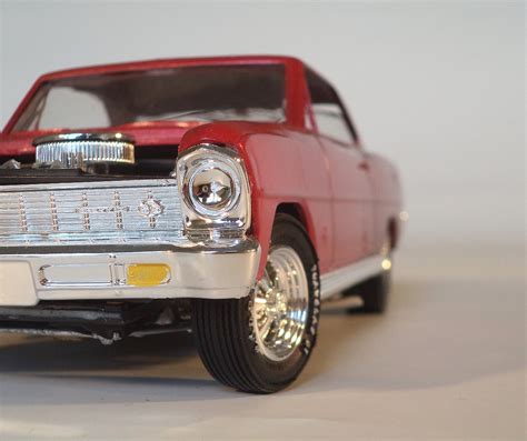 1966 Chevy Nova Pro Street Plastic Model Car Kit 1