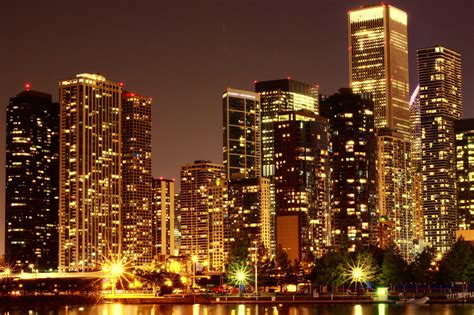 배경 화면 시티 도시 풍경 밤 건물 지평선 마천루 저녁 미국 황혼 중심지 도심 고층 빌딩 대도시 지역