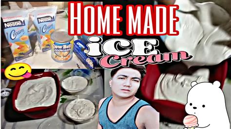 paano gumawa ng ice cream sa bahay kabatang s vlog youtube