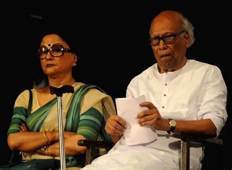 A published credit of sankha ghosh is selected writings for children (oxford tagore translations). Aparna Sen, Sankha Ghosh during a meeting