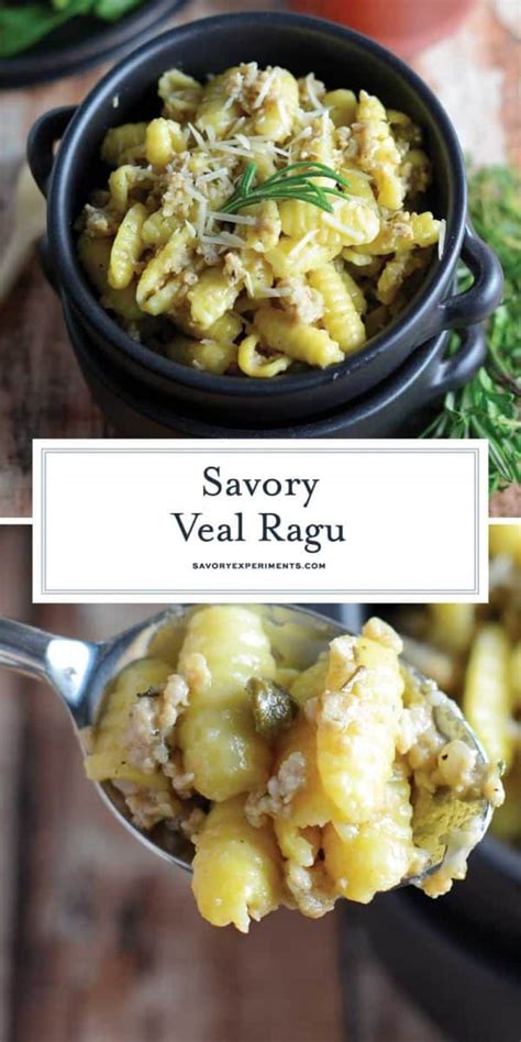 Savory Veal Ragù The Perfect Italian Comfort Food