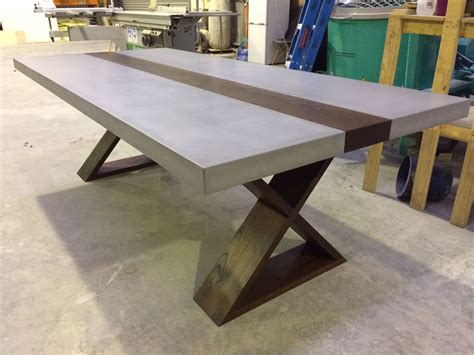 For concrete dining tables, it's never a good idea to produce monolithic pieces that are too large. Pin on Polished Concrete Tables