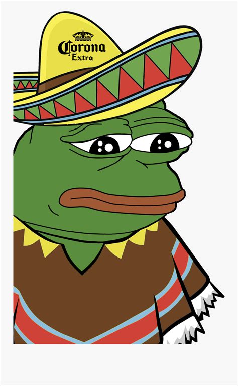 It's a completely free picture material come from the public internet and the real upload of users. Transparent Pepe Png - Pepe The Frog Mexican , Free ...