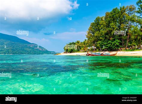 Tropical Beach At Ko Lipe Island Thailand Part Of Tarutao National