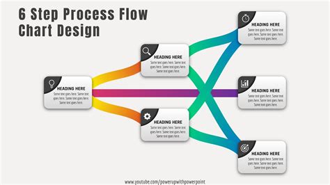 42 Powerpoint Create 6 Step Process Flow Chart Design Tutorial