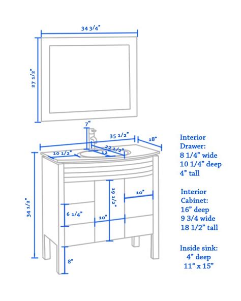 Today we will discuss the standard heights of a bathroom vanity to see which is the right fit for you. Cambridge Plumbing 8130W White Solid Wood Single Sink ...