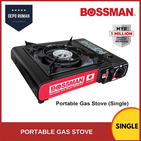 Pastikan anda menggunakan salur gas yang betul iaitu salur gas yang berpiawaian bs 3212 atau ms. Bossman Portable Steamboat Gas Stove Single 1 Burner ...