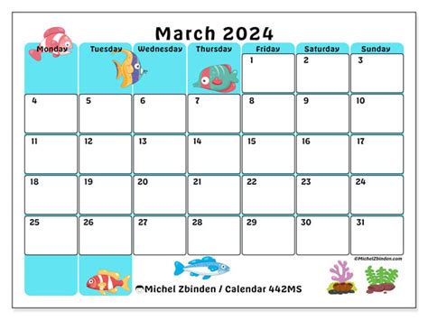 Calendar March 2024 442ms Michel Zbinden Ie