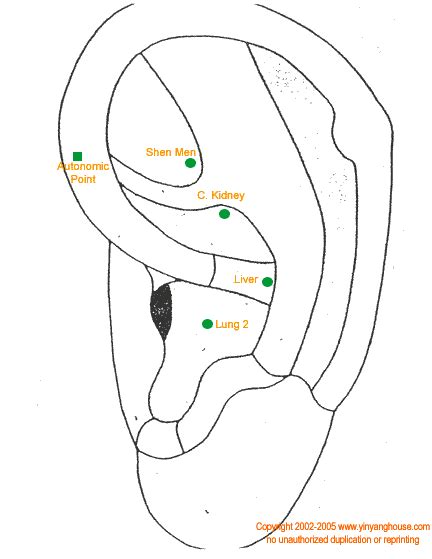 Nada Acudetox Auricular Ear Acupuncture Points Carahealth