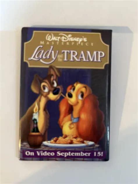 walt disney lady and the tramp vhs pin limited release series pin rare promo £24 46 picclick uk