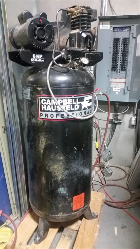 Campbell Hausfeld Classic Cast Iron Air Compressor Off