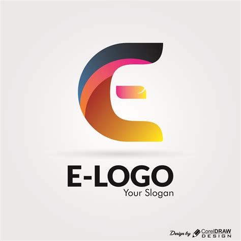 Download E Letter Logo Coreldraw Design Download Free Cdr Vector