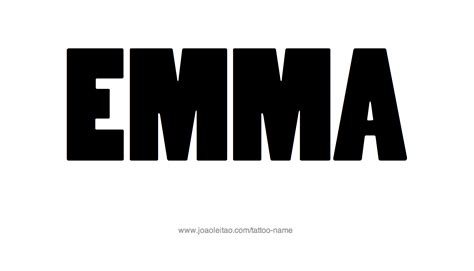 50 The Name Emma Wallpaper