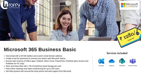 Buy Microsoft 365 Business Basic Plan Online At Rs1500useryear