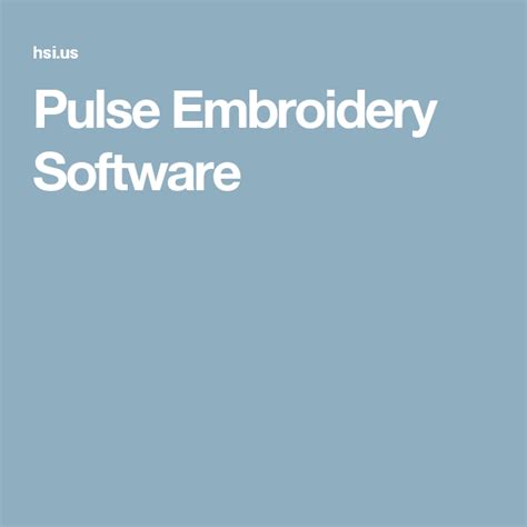 Check spelling or type a new query. Pulse Embroidery Software (With images) | Embroidery ...