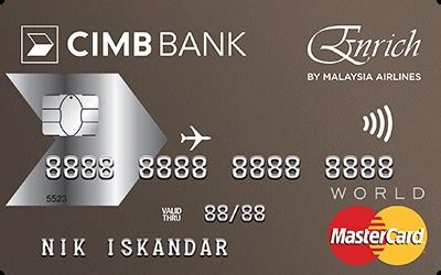 Bin cimb credit cards of networks : CIMB Enrich World MasterCard - Exclusive Golf Benefits